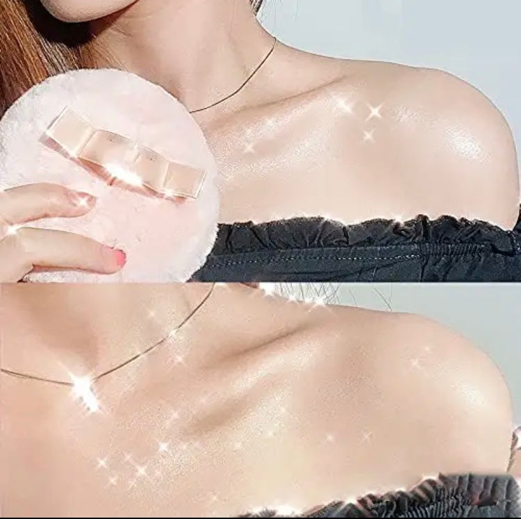 Highlighter Peach Shaped Plush Puff, Body Face Highlighting Poweder Puff, Multi-use Cosmetic High Gloss Beauty Gilter Puff Highlighter Peach Shaped Plush Puff, Body Face Highlighting Poweder Puff, Multi-use Cosmetic High Gloss Beauty Gilter Puff